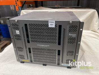 Evertz XE8-128x128 Xenon Multi-Format Broadcast Router, 128x128 SD/HD/3G-SDI, Dual PSU