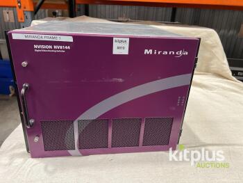 Miranda NVision NV8144 144x144 Digital Video Routing Switcher 3G/HD/SD-SDI, Redundant PSU
