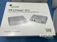 Icron Ranger 2212 USB 2.0 Extender, 2 Ports, 100m Range, Remote Power - 2