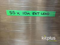 Bulk Lot of 48 & 55 x 10M UK Extension Leads, 13A, 240V, Standard Power Cord - 4