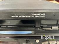Sony DVW-M2000P Digital Betacam VTR, Multi-Format, 4-Ch Audio, Serial 41287, SDI/XLR/BNC I/O - 3