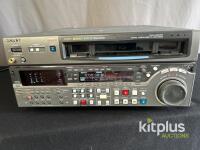 Sony DVW-M2000P Digital Betacam VTR, Multi-Format, 4-Ch Audio, Serial 41287, SDI/XLR/BNC I/O - 4