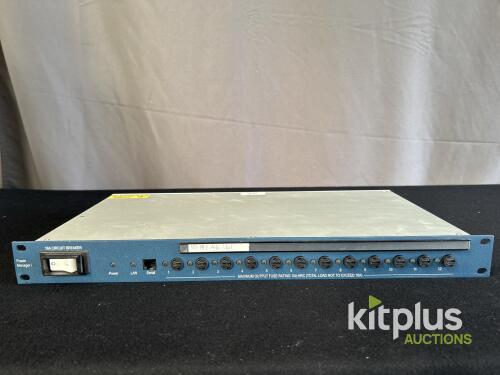 TSL MDU12-PMi Power Manager i, 12x IEC Outlets, 16A, Ethernet, Serial Control, 1U Rackmount