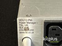 TSL MDU12-PMi Power Manager i, 12x IEC Outlets, 16A, Ethernet, Serial Control, 1U Rackmount - 3