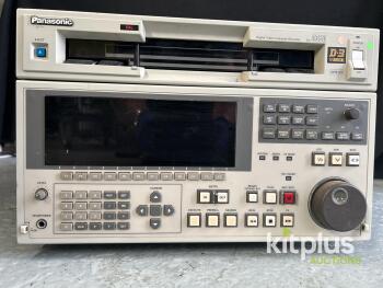 Panasonic AJ-D350-E D-3 1/2" Digital Video Cassette Recorder PAL, 4-Channel, SN: J1TMC0415