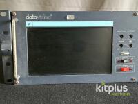 Datavideo TLM-702 2x 7" TFT LCD Dual Rackmount Video Monitor, Composite In/Out, SN 00216781 - 5