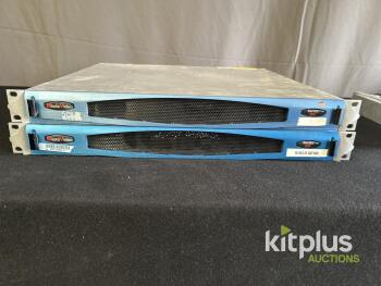 MicroVideo Series 300 Broadcast Video Router, 4x4 Modular SDI/Analog BNC, Dual Power, SN BDC0938910