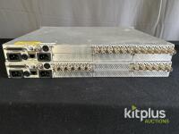 MicroVideo Series 300 Broadcast Video Router, 4x4 Modular SDI/Analog BNC, Dual Power, SN BDC0938910 - 3