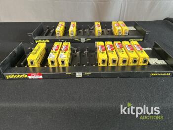 Lynx Technik AG yellobrik Rackmount Kit with 16 Fiber/Ethernet Modules, RFR 1000, SDI/3G/HD