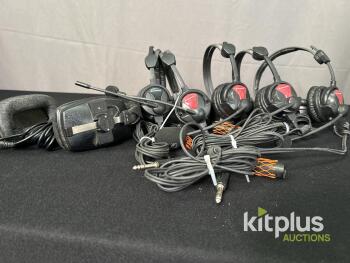 Sennheiser HMD 26, HME 26-II Broadcast Headsets & Beyerdynamic DT 100 Studio Headphone Bundle