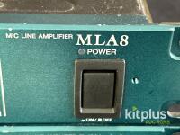 Yamaha MLA8 8-Channel Rackmount Microphone Line Amplifier (Mic Preamp) - 3