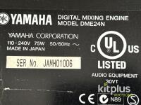 Yamaha DME24N Digital Mixing Engine with 8 Analog I/O, Expansion Slot, and Network Control - 4
