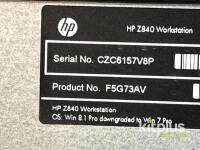 HP Z840 Workstation Desktop - F5G73AV, CZC6157V8P, Windows 8.1 Pro License - 6