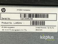 HP Z820 Workstation, Intel Xeon Dual CPU Support, 512GB RAM Max, DVD-RW, Dual NIC, SN: CZC4355J58 - 2