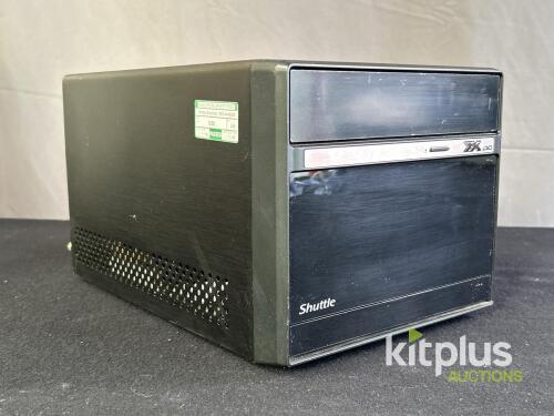 Shuttle XPC SH55J2 Small Form Factor PC, LGA 1156, 500W PSU, Serial & BNC Sunix I/O, S/N: SH55J20201B19F00053