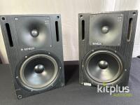 Pair Genelec 1031A Bi-Amplified Studio Monitors, 120W, XLR Input, Finland, S/N M4102725 & A031737