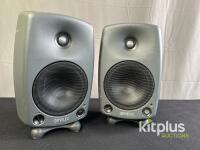 Genelec 8030A Bi-Amplified Studio Monitors, 5" Woofer, 3/4" Tweeter, 55Hz-21kHz Frequency Response