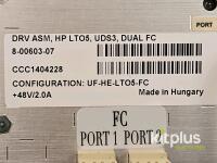 HP LTO-5 and LTO-6 UDS3 Dual FC Tape Drives, Full Height, 2x Fibre Channel Ports, +48V/2.0A - 9