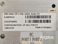 HP LTO-5 and LTO-6 UDS3 Dual FC Tape Drives, Full Height, 2x Fibre Channel Ports, +48V/2.0A - 12
