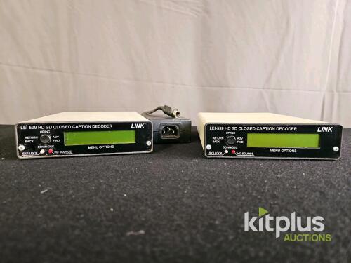 Link Electronics LEI-599 HD/SD Closed Caption Decoder, Used