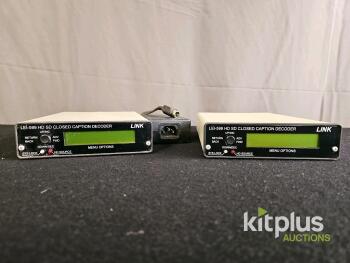 Link Electronics LEI-599 HD/SD Closed Caption Decoder, Used
