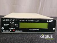 Link Electronics LEI-599 HD/SD Closed Caption Decoder, Used - 3