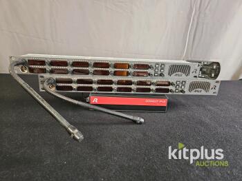 Riedel RCP-1012 Intercom Panel + Connect IPx2 CAT Interface, 12-Key, Artist System, SN 100327/100421
