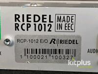 Riedel RCP-1012 Intercom Panel + Connect IPx2 CAT Interface, 12-Key, Artist System, SN 100327/100421 - 8