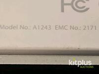 4 x Apple A1243 Wired USB Keyboard UK Layout with Numeric Keypad, Aluminum, White Keys - 2