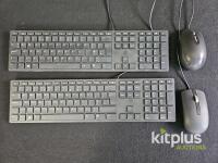 HP KU-1469 Full-Size USB Keyboards w/ Serial + Microsoft Comfort Mouse 3000 & Lenovo Mouse