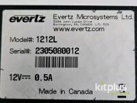 Evertz 1212L Synchronized Analog Time Code Wall Clock, 12V DC, 13.5" Face, RS-232/422 - 2