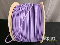 Conducfil BD SD03 Purple Electrical Cable on Wooden Spool