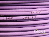 Conducfil BD SD03 Purple Electrical Cable on Wooden Spool - 2