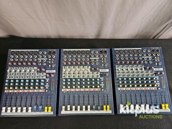 Soundcraft EPM6 Analog Audio Mixing Console, 6 Mono & 2 Stereo Channels, 3-Band EQ, 2 Aux Sends