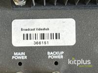 Blackmagic Design Broadcast Videohub Video Router with Redundant Power Supply - 2