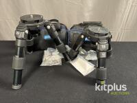 Benro HH100AV 100mm Hi-Hat Tripod with 220 lb Capacity, Aluminum Legs, Magnesium Bowl Qty 2<br/> - 3