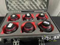 Canon CN-E EF Cine Prime Lens Set: 14, 24, 35, 50, 85, 135mm, Hard Case, EF Mount, T1.3/T3.1