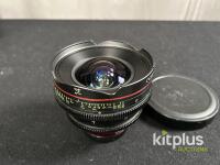 Canon CN-E EF Cine Prime Lens Set: 14, 24, 35, 50, 85, 135mm, Hard Case, EF Mount, T1.3/T3.1 - 2