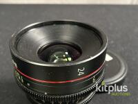 Canon CN-E EF Cine Prime Lens Set: 14, 24, 35, 50, 85, 135mm, Hard Case, EF Mount, T1.3/T3.1 - 4