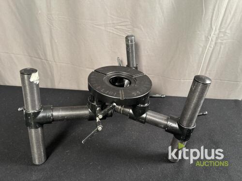 Cardellini Tri-Hat Camera Mount &ndash; Mitchell Base, Adjustable Legs, Steel/Aluminum, USA Made