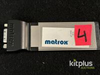 Matrox MXO2 Mini Video Capture Device with PCIe & ExpressCard Adapters, S/N TAB43083 - 4