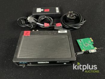 AJA Io Express External Video Capture Device with PCIe Card and Accessories