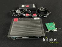 AJA Io Express External Video Capture Device with PCIe Card and Accessories