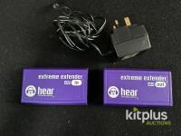 Hear Technologies Extreme Extender ADAT Optical Over Cat5 Kit, 500ft Range, Dual Output, 9VDC