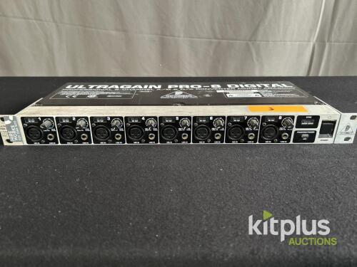 Behringer ADA8000 Ultragain Pro-8 Digital 8-Channel ADAT A/D D/A Converter, XLR I/O, 2009