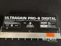 Behringer ADA8000 8-Channel A/D & D/A Converter, 24-bit, ADAT I/O, 1U Rackmount - 3