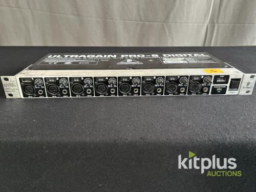 Behringer ADA8000 ULTRAGAIN PRO-8 DIGITAL 8-Channel Mic Preamp & ADAT Converter S/N X0608772187