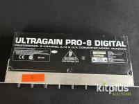 Behringer Ultragain Pro-8 Digital ADA8000 8-Channel ADAT Converter, 24-Bit, Phantom Power - 3