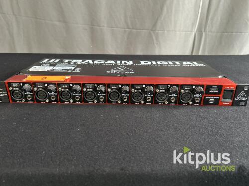 Behringer ADA8200 8-Channel ADAT Audio Interface, MIDAS Preamps, 8 XLR In/Out, S/N S1500771ATL