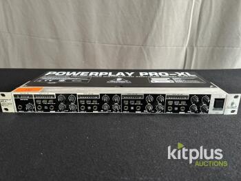 Behringer HA4700 Powerplay Pro-XL 4-Channel Headphones Distribution Amplifier, Serial No. S0712291184